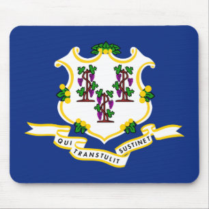 Mouse Pad da Bandeira de Connecticut