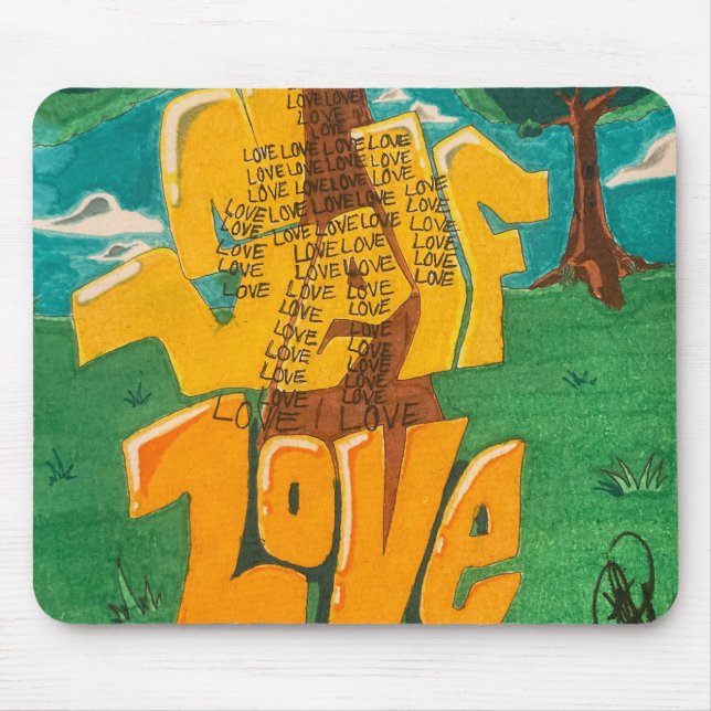 Mouse Pad de Amor Próprio (Frente)