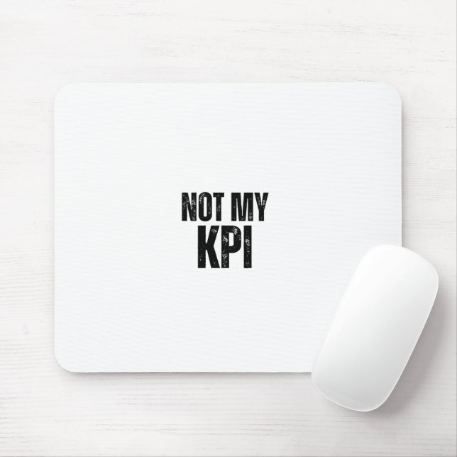 Mouse Pad de Escritório com Tipografia Angustiada  (Com mouse)