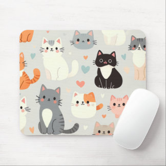 mouse pad de gato