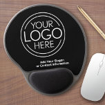 Mouse Pad De Gel Adicione seu logotipo corporativo moderno minimali<br><div class="desc">Perfeito para uma apresentação ou um presente de escritório, esses mouseads de logotipo são simples em design. Você pode alterar a cor de fundo para corresponder à cor que coordena com o logotipo da sua empresa. As linhas extras podem ser usadas para informações de contato da empresa ou para um...</div>