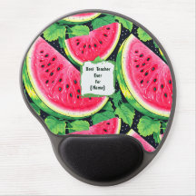 Best Teacher Ever – Watermelon Gel Mouse Pad