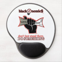 "Buck and Ballot" Gel Mouse Pad (Branco)
