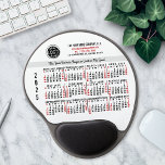 Mouse Pad De Gel Calendário 2025 Nome do logotipo de negócios perso<br><div class="desc">Estes mousepads de gel de 2025, com aparência profissional, são perfeitos para a marca do escritório da sua empresa. Eles têm números grandes, fáceis de ler, ousados em preto e vermelho em branco. Acima disso, marca sua empresa com o logotipo corporativo, nome comercial, site, telefone, endereço e um slogan. Mantenha...</div>