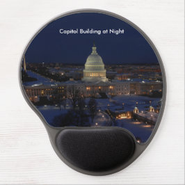 Mouse Pad De Gel Capitólio dos Estados Unidos à noite
