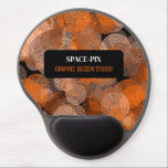 Mouse Pad De Gel Círculos Gráficos Laranja, Designer Gráfico<br><div class="desc">Círculos Gráficos Laranja,  Pasta de Mouse Designer Gráfico pela Loja de Cartão de visita.</div>