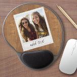 Mouse Pad De Gel Fotografia Rústica com Instagrama Quadrado e Madei<br><div class="desc">Um design de vintage e de tendências com uma borda retrorativa que você pode adicionar sua selfie ou retrato favorito de um amigo. Use uma foto quadrada para criar um presente exclusivo e pessoal ou manter o filhote de hipster e fazer uma manutenção de tendências. Se precisar ajustar as fotos,...</div>