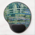 Mouse Pad De Gel Monet - Lírios de Água e Ponte Japonesa<br><div class="desc">Ponte aquática e japonesa,  famosa pintura de Claude Monet,  1899</div>