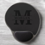 Mouse Pad De Gel Monograma e Nome Elegante Personalizado<br><div class="desc">Adicione um toque de elegância ao seu essencial diário com este monograma personalizado e produto de nome. Com um design refinado e detalhes personalizáveis, ele combina sofisticação e funcionalidade. Seja para uso pessoal ou como presente pensativo, este item apresenta um monograma na moda e seu nome escolhido, fazer-o exclusivamente seu....</div>