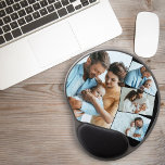 Mouse Pad De Gel Nova Imagem do Bebê 4 Foto Colagem do Rato do Gel<br><div class="desc">Crie seu próprio mouse pad exclusivo com 4 de suas fotos favoritas. O modelo de fotografia está configurado para criar a montagem da imagem e exibirá as suas fotos com a imagem principal no retrato e as três fotos restantes no formato paisagem,  moldadas com uma borda negra estreita.</div>