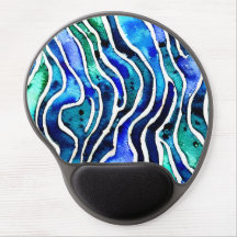 Padrão Azul e Verde de Tonelada de Joel