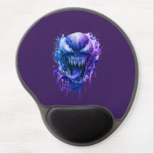 Tapete de Mouse de Monstro Alien Violeta Azul para