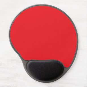 Mouse Pad De Gel Vermelho, cor vermelha sólida