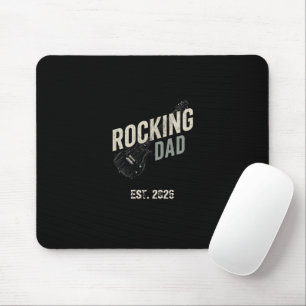 Mouse Pad de Guitarra Elétrica Retro Rocking Dad