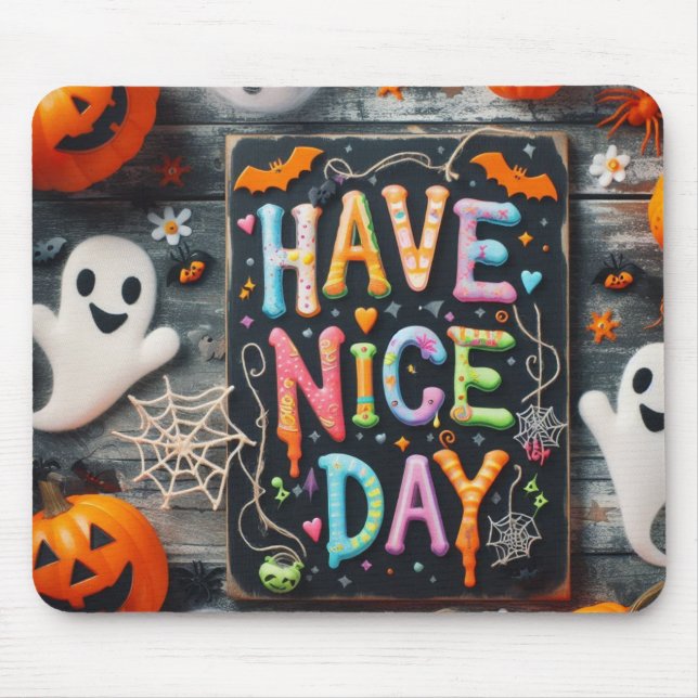 Mouse pad de Halloween (Frente)