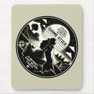 Mouse pad de jogos retrô Joystick Art2