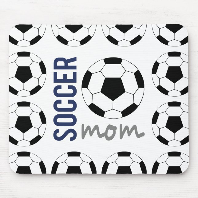 Mouse Pad de Mãe de Futebol (Frente)