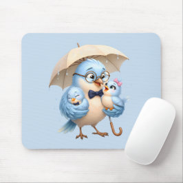 Mouse Pad de Papai Pássaro Presente de Espaço de T