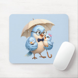Mouse Pad de Papai Pássaro Presente de Espaço de T