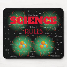 Mouse Pad de Regras de Ciência Personalizadas