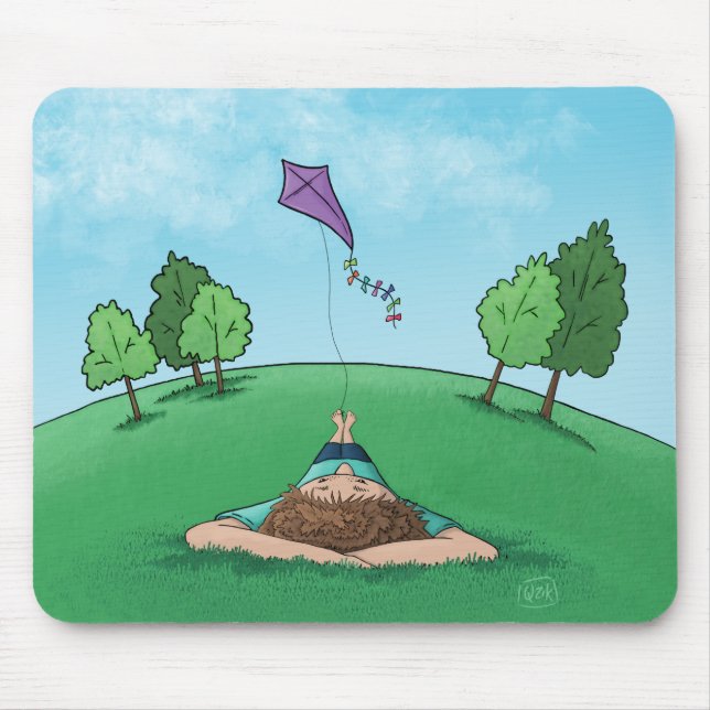 Mouse Pad design de Voo de Pipa (Frente)