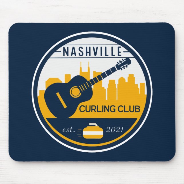 Mouse Pad do Clube de Curling de Nashville (Frente)