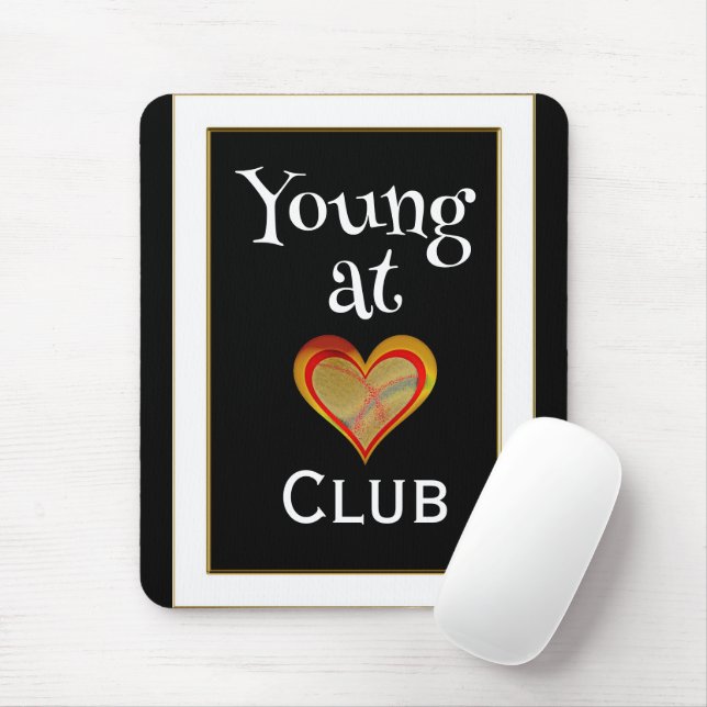 Mouse Pad do Clube Jovens de Coração (Com mouse)