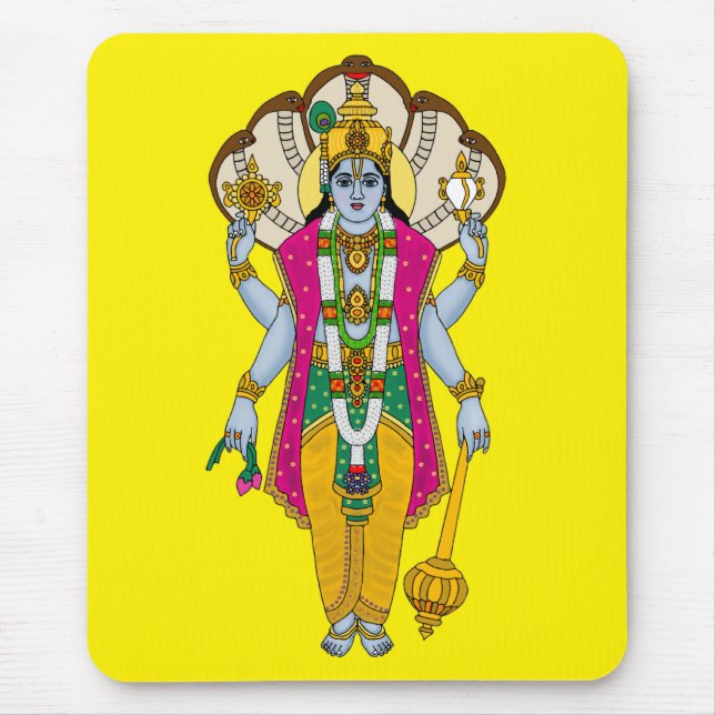 Mouse Pad do Senhor Vishnu (Frente)