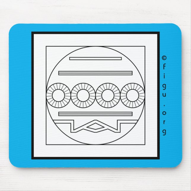 Mouse Pad do Símbolo de Missão/Tarefa (Frente)