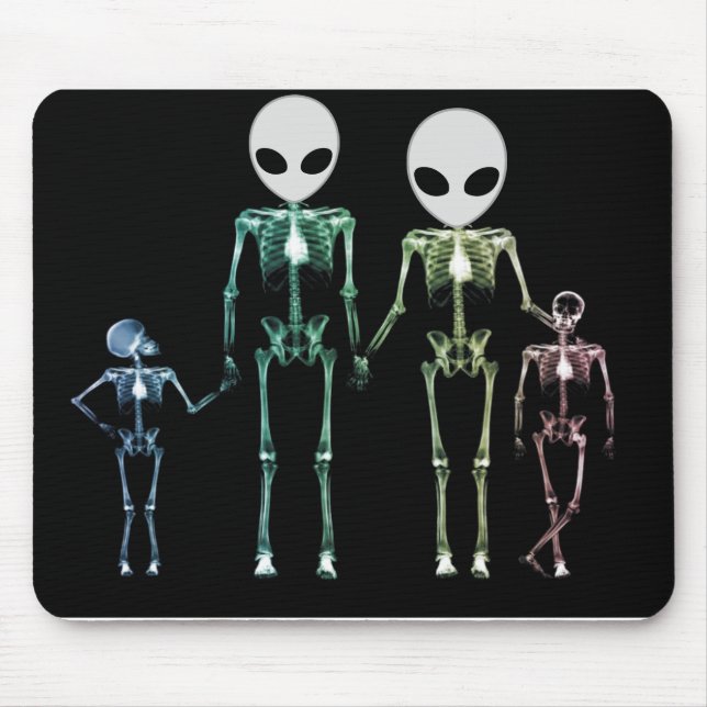 mouse pad esqueleto raio x legal (Frente)
