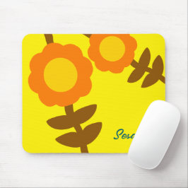 Mouse Pad Floral Sunny Bloom