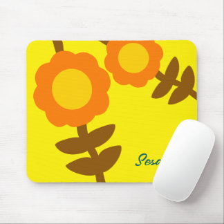 Mouse Pad Floral Sunny Bloom