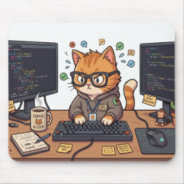 Mouse Pad Gato Real