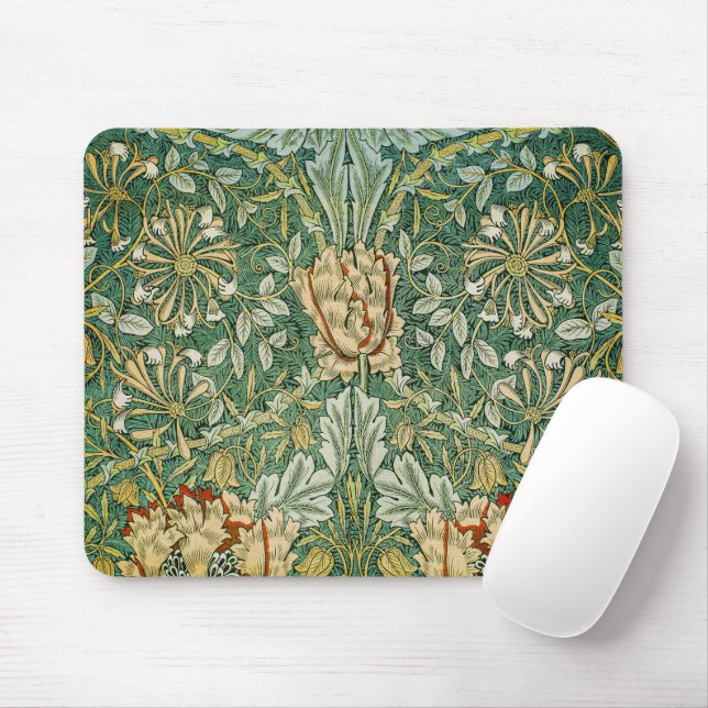 MOUSE PAD - "Honeysuckle" - Vintage William Morris (Com mouse)