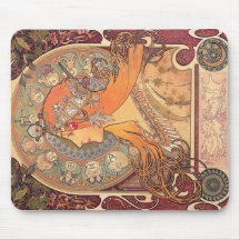 Mouse Pad - ilustração de arte fina