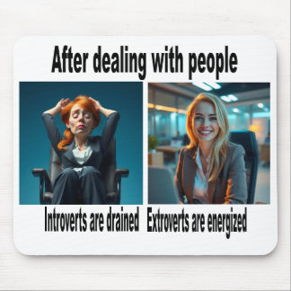 Mouse pad Introvertido/Extrovertido