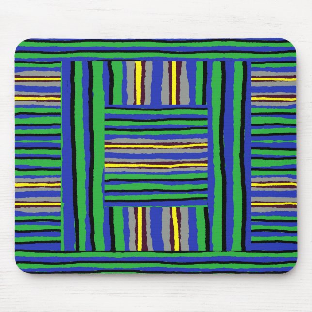 Mouse Pad Kente Stripes (Frente)