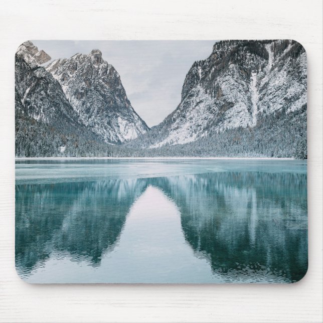 Mouse Pad Lago da Montanha Tranquila (Frente)