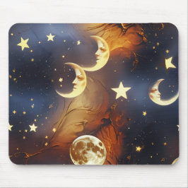 Mouse Pad – Luxo Sonho Fogo Laranja Celestial M