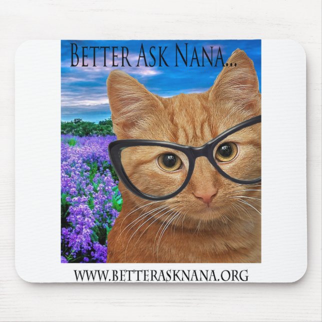 mouse pad melhor perguntar à nana (Frente)