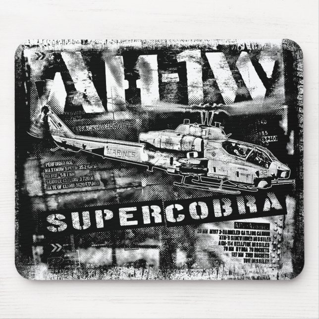 Mouse Pad Mousepad SuperCobra AH-1 (Frente)