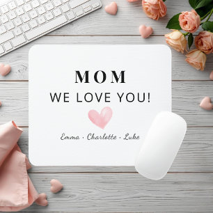 Mouse Pad Personalizado da Mamãe da Moda Nós Amamo