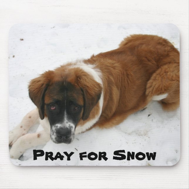 Mouse Pad Reze pela Neve (Frente)