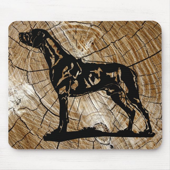 Mouse Pad Rhodesian Ridgeback Wood (Frente)