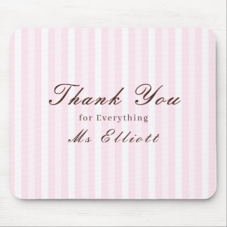 Mouse Pad Rosa Personalizado Agradecimento Profess
