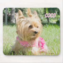 Mouse Pad Tea Cup Yorkie