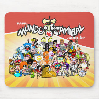 Mouse Pad Turma Mundo Canibal