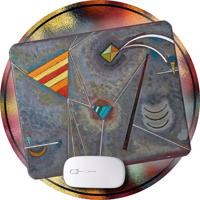MOUSE PAD - "Weissgebunden" - Abstrato - Kandinsky (Criador carregado)