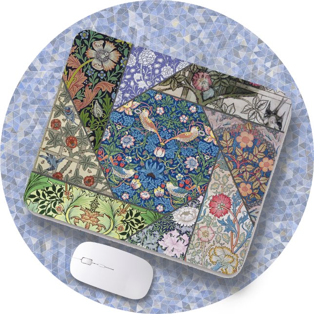 MOUSE PAD - William Morris Image Collage (Criador carregado)
