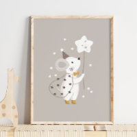 Mouse Star Baby Magic Name Poster | Impressão de p